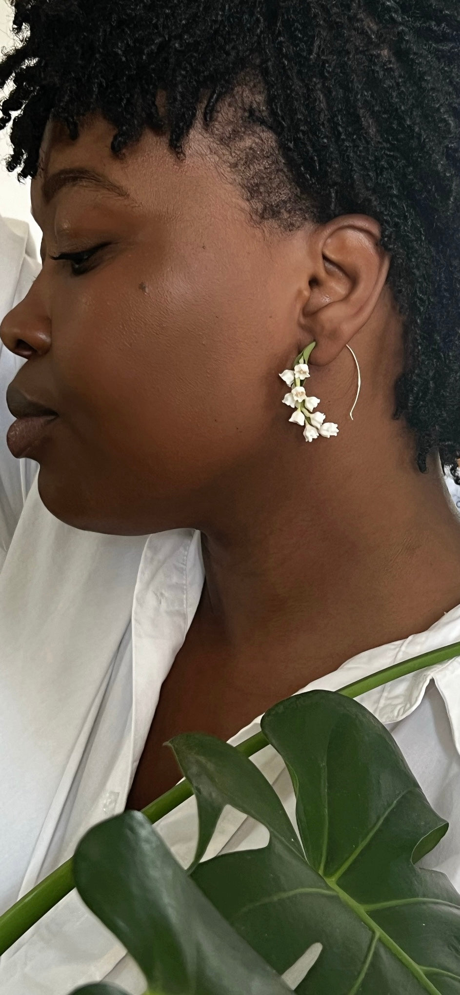 Lily of the Valley Hoops