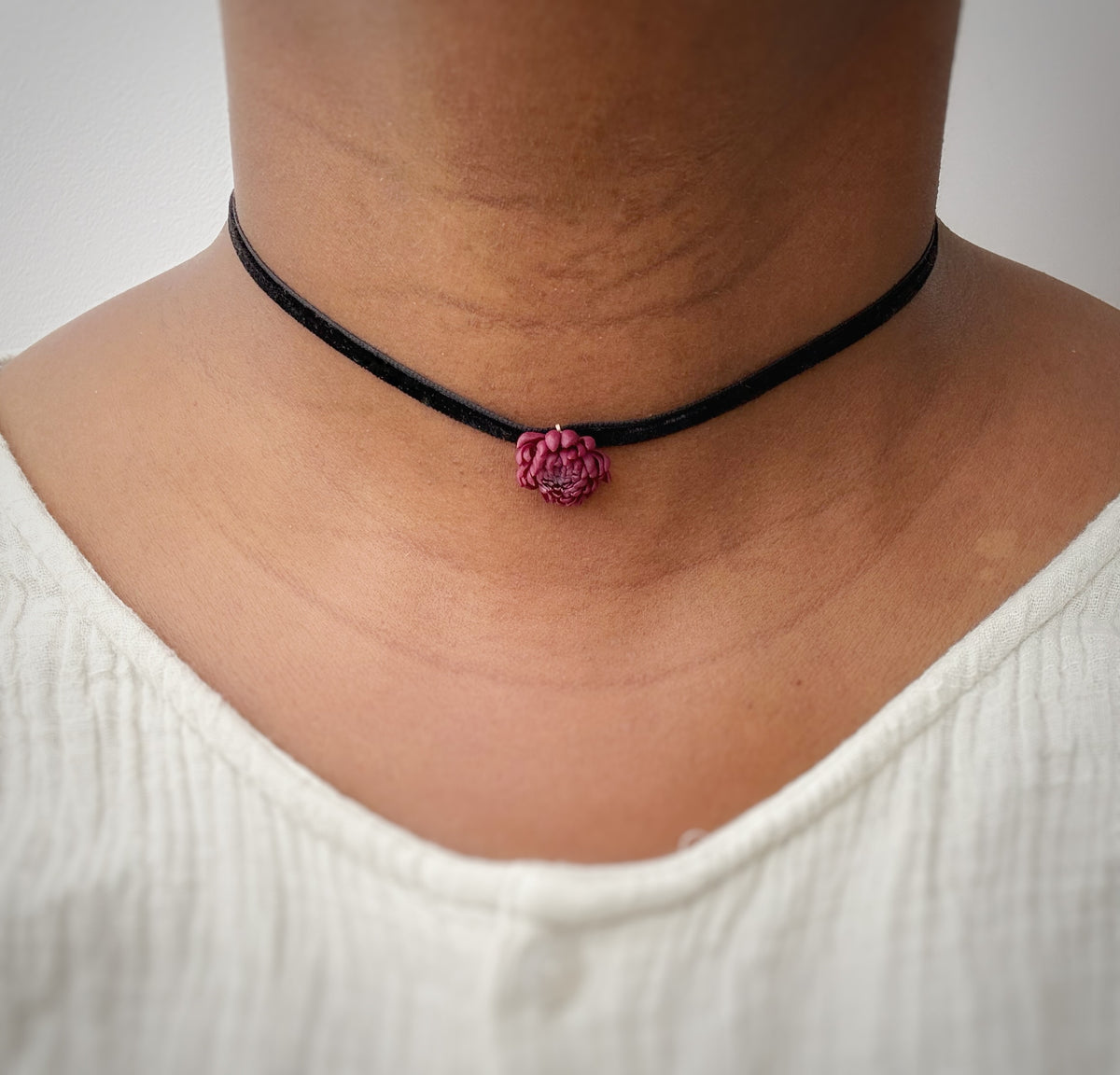 Ready To Ship: Chrysanthemums Choker