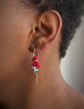 Poppies and Forget me Hoops