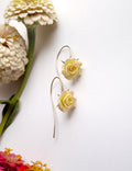 Rose Dangles: Butter Yellow