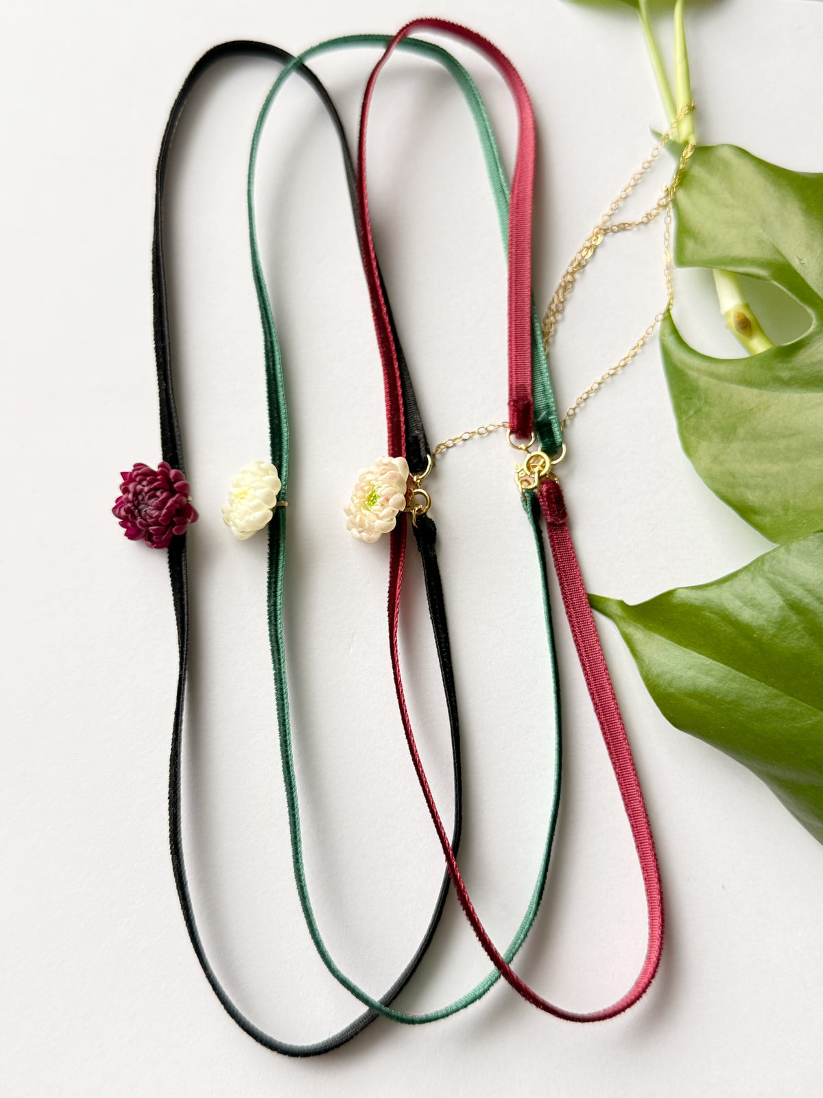 Ready To Ship: Chrysanthemums Choker