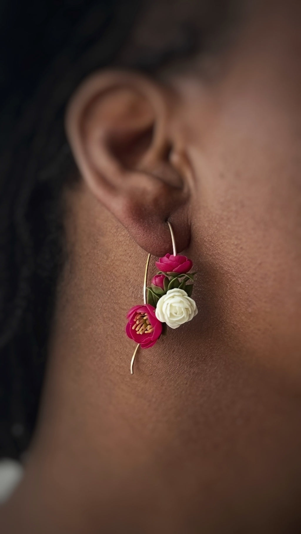 Peonies Hoops