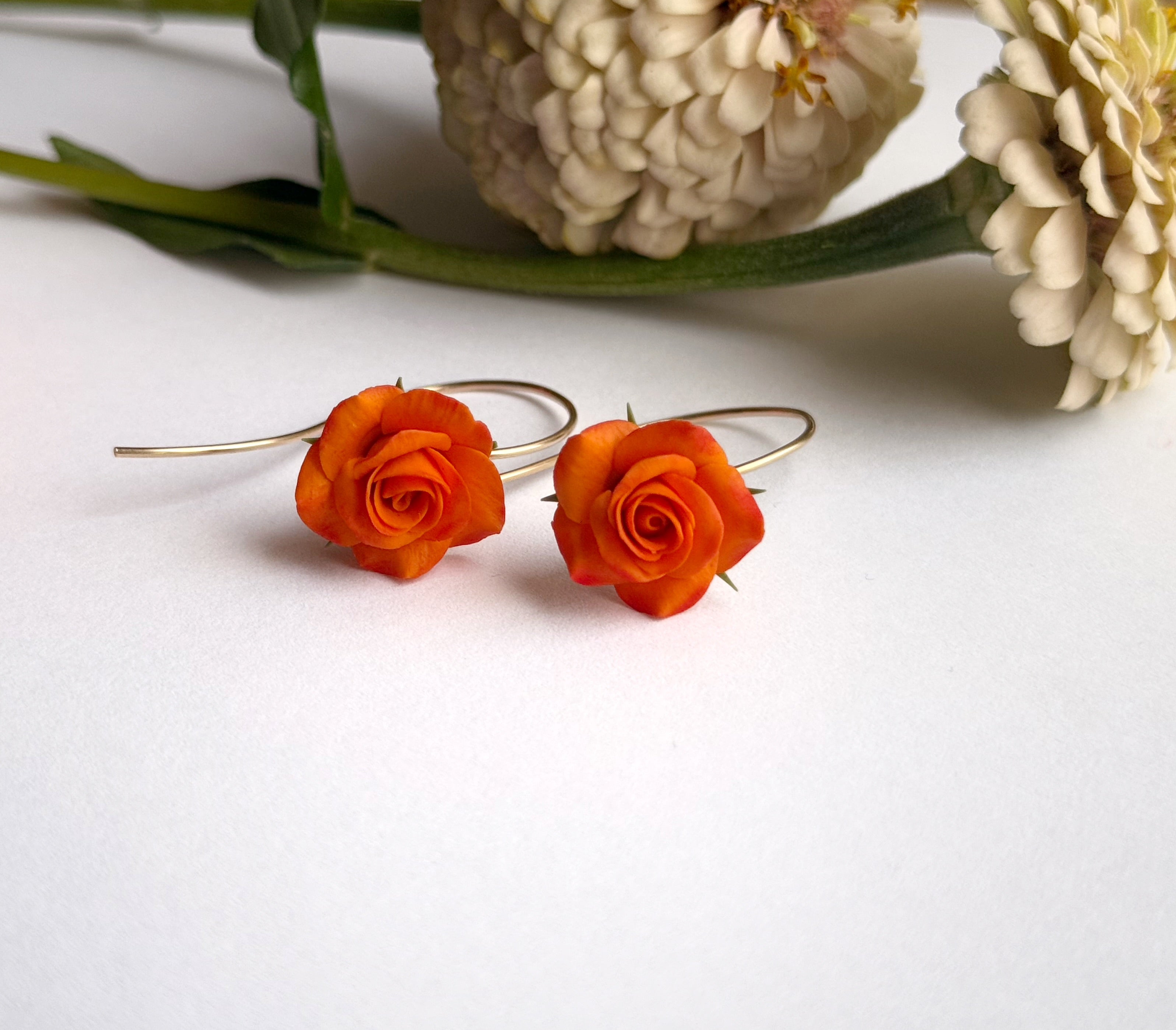 Rose Dangles: Pumpkin Spice