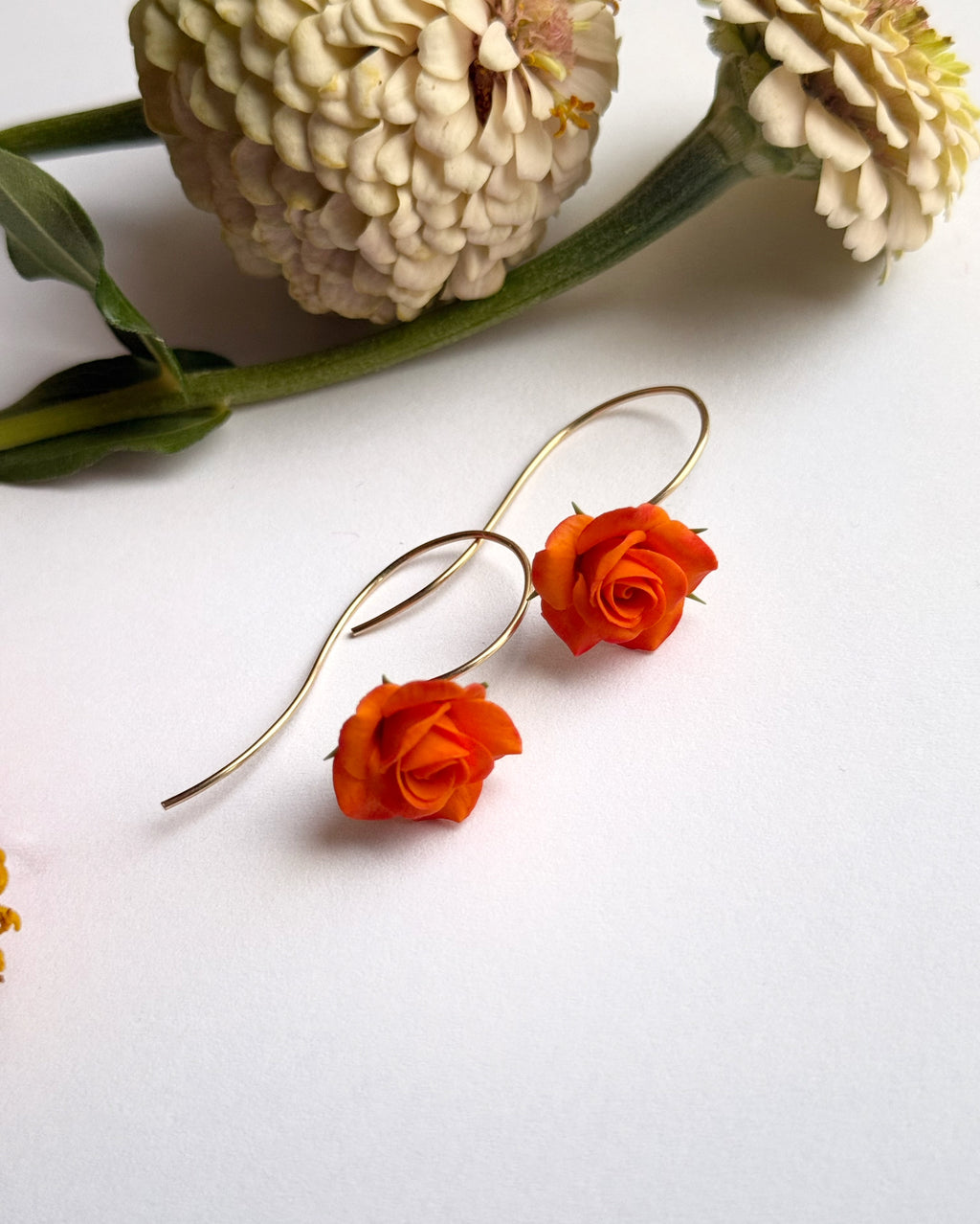 Rose Dangles: Pumpkin Spice