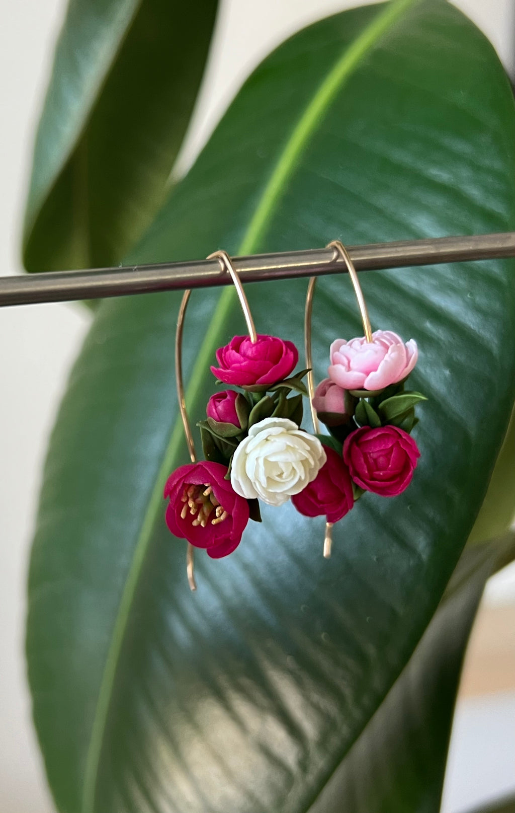 Peonies Hoops