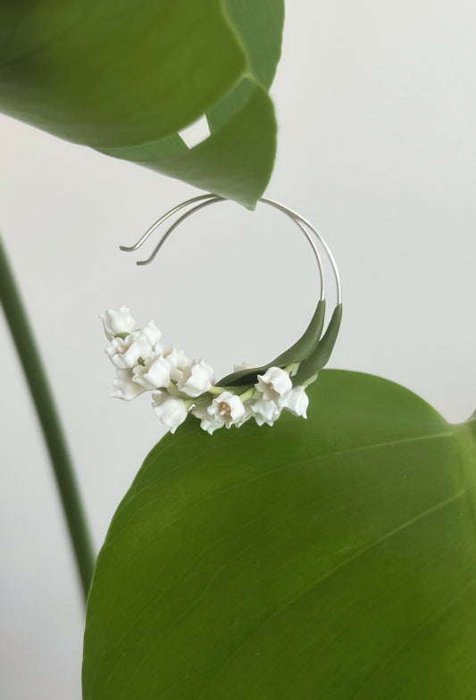 Lily of the Valley Hoops