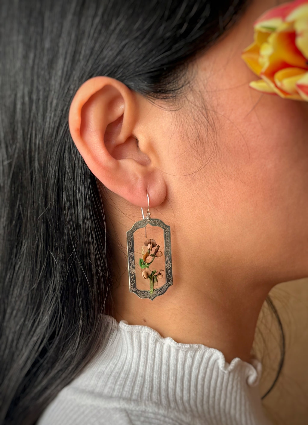 ENTANGLED ROOTS X MOACHIM ATELIER COLLECTIVE DESIGN: SWEET PEA DANGLES: PREORDER