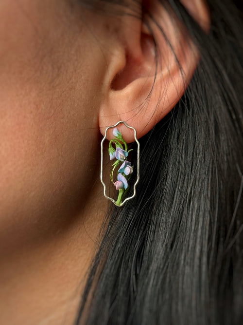 ART NOUVEAU INSPIRED FRAMES: SWEET PEAS