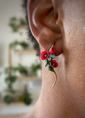 Poppies and Forget me not Dangles