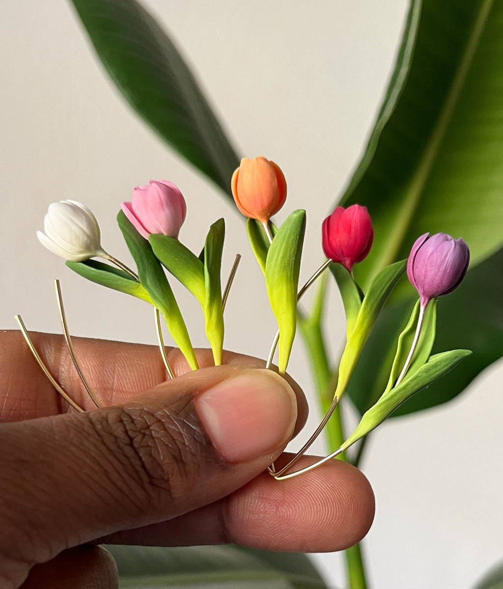 First Tulip Dangles: RENEWAL (5 Colors)